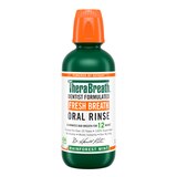 TheraBreath Fresh Breath Oral Rinse, Alcohol-Free, Rainforest Mint, 16 OZ, thumbnail image 1 of 3