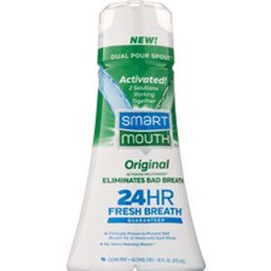 Smart Mouth 12-Hour Fresh Breath Mouthwash Clean Mint, 16 OZ