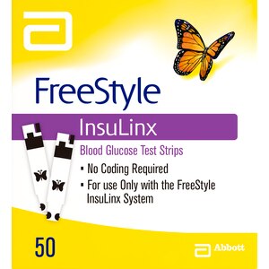 Freestyle InsuLinx - Tiras para medir la glucosa en sangre