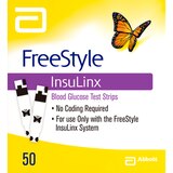 Freestyle InsuLinx Blood Glucose Test Strips, thumbnail image 1 of 3