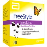 Freestyle InsuLinx Blood Glucose Test Strips, thumbnail image 2 of 3