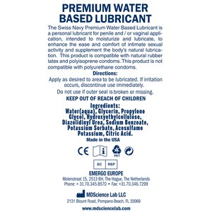 Yes Wb Water Based Personal Lubricant