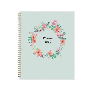 Blue Sky 2023 Tabbed Weekly and Monthly Planner, 8.5 in. x 11 in., Laurel