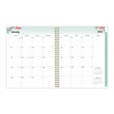 Blue Sky 2023 Tabbed Weekly and Monthly Planner, 8.5 in. x 11 in., Laurel Print, thumbnail image 3 of 5