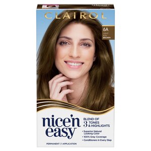 Clairol Nice'n Easy Permanent Hair Color, 6A Light Ash Brown - 1 , CVS