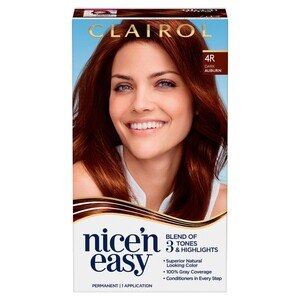 Clairol Nice'n Easy Permanent Hair Color, 4R Dark Auburn - 1 , CVS