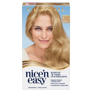 Clairol Nice'n Easy Permanent Hair Color, 9 Light Blonde - 1 , CVS