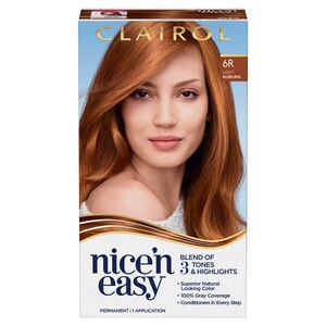 Clairol Nice'n Easy Permanent Hair Color, 6R Light Auburn - 1 , CVS