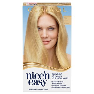 Clairol Nice'n Easy Permanent Hair Color, 10 Extra Light Blonde , CVS