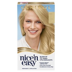 Clairol Nice'n Easy Permanent Hair Color, 10C Extra Light Cool Blonde , CVS