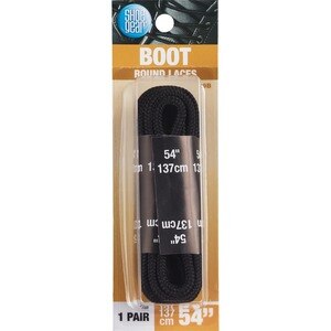 Shoe Gear Nylon Boot Laces 54 Inches Black , CVS