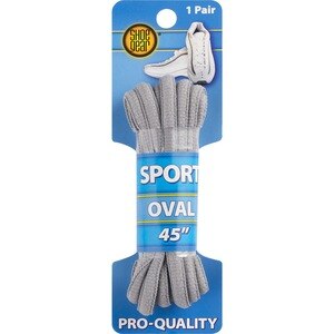 Shoe Gear Sport Oval 45 Inches Laces Gray , CVS