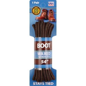 Shoe Gear Waxed Stay-Ty Boot Laces 