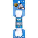 Shoe Gear Sport Wide 45 Inches Laces White, thumbnail image 1 of 2