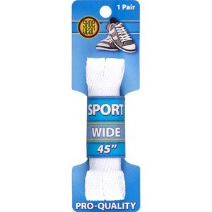 Shoe Gear Sport Wide 45 Inches Laces White , CVS