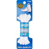 Shoe Gear Sport Oval 45 Inches Laces White, thumbnail image 1 of 2