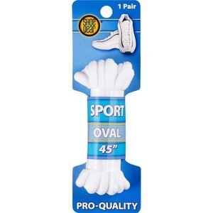 Shoe Gear Sport Oval 45 Inches Laces White , CVS
