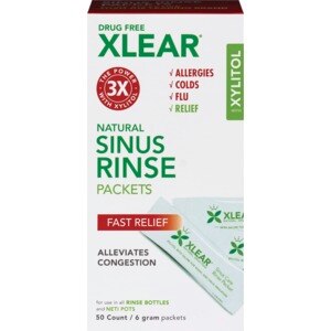 Xlear Natural Sinus Rinse - Sobres, 50 u.