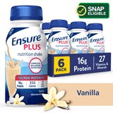 Ensure Plus Nutrition Shake Ready-to-Drink 8 fl oz, 6CT, thumbnail image 1 of 11