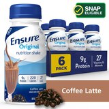 Ensure Original Nutrition Shake, 6 CT, thumbnail image 1 of 12