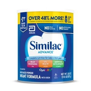Similac Advance Milk-Based Powder Infant Formula With Iron, 30.8 Oz , CVS