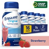 Ensure Original Nutrition Shake Ready-to-Drink 8 fl oz, 16CT, thumbnail image 1 of 12