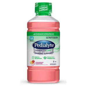 Pedialyte AdvancedCare Electrolyte Solution Strawberry Lemonade Ready-to-Drink 33.8 Oz , CVS