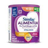 Similac Alimentum with 2'-FL HMO Hypoallergenic Infant Formula, Suitable for Lactose Sensitivity, Baby Formula Powder, 12.1-oz Can, thumbnail image 5 of 15