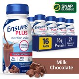 Ensure Plus Nutrition Shake, 8 OZ, 16 CT, thumbnail image 1 of 10