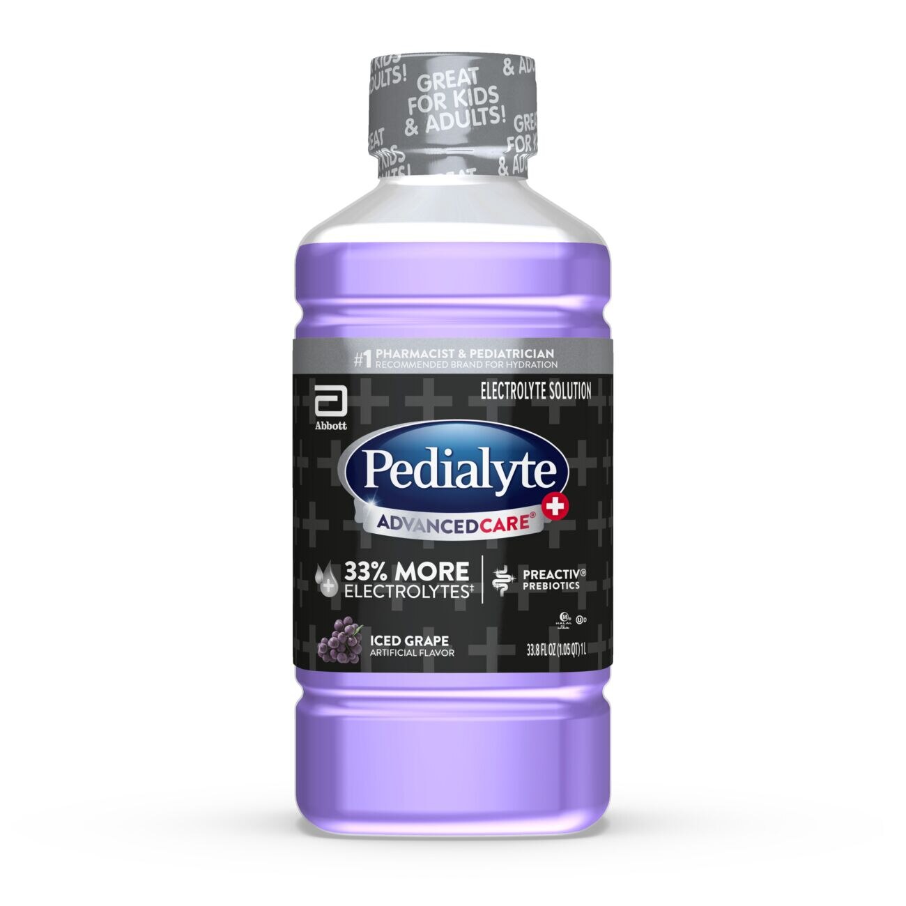 Pedialyte AdvancedCare Plus Electrolyte Solution Berry Frost Ready-to-Drink 1.1 qt, 1CT