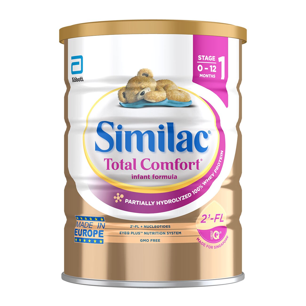 Similac Pro-Total Comfort - Fórmula para bebé en polvo, sin GMO con 2'-FL HMO y hierro, 29.8 oz, 1 u.