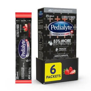 Pedialyte AdvancedCare Plus Electrolyte Powder, 0.6 oz, 6CT