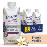 Ensure Max Protein Nutrition Shake, 11 OZ, 4 CT, thumbnail image 1 of 9