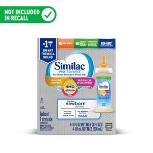 Similac Pro-Advance Non-GMO with 2'-FL HMO Infant Formula Ready-to-Drink 2 fl oz, 4CT
