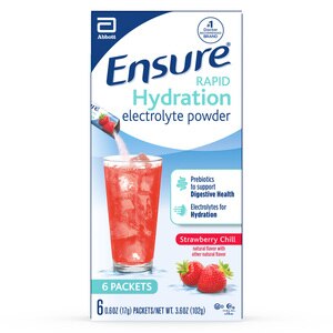 Ensure Rapid Hydration Powder Strawberry Chill Powder 17 g, 6 CT