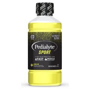 Pedialyte Sport Electrolyte Solution, Lemon Lime, 33.8 Oz , CVS