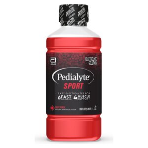 Pedialyte Sport Electrolyte Solution, Fruit Punch, 33.8 Oz , CVS