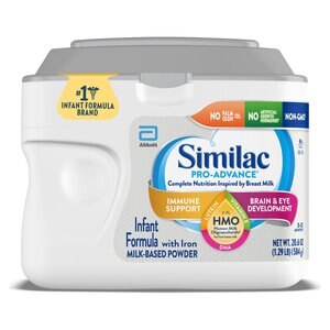 Similac Pro-Advance OptiGRO - Fórmula para bebé con hierro, 20.6 oz