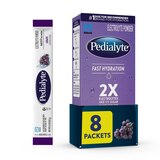 Pedialyte Fast Hydration Powder Packets, 8 CT, thumbnail image 1 of 9