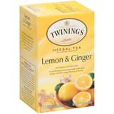Twinings of London Lemon & Ginger Herbal Tea Bags, 20 ct, thumbnail image 3 of 5