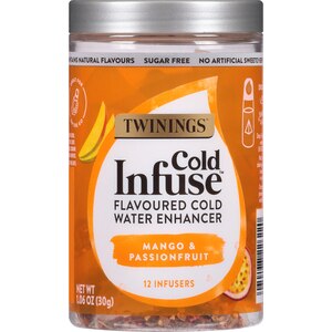Twinings Cold Infuse Mango & Passionfruit Flavoured Cold Water Enhancer, 12 Ct , CVS