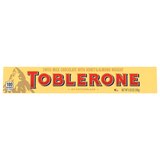 Toblerone Swiss Milk Chocolate Candy Bar with Honey and Almond Nougat, 3.52 oz, thumbnail image 1 of 9