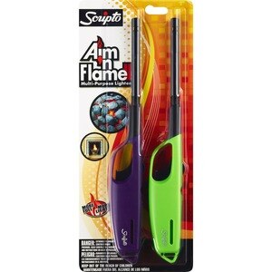 Scripto Aim'n Flame II Multi-Purpose Lighter, 2 Ct , CVS