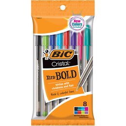 BIC Color Cue Ball Pens, Medium Point, Assorted Colors, 60-Count