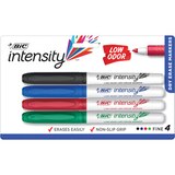 BIC Intensity Dry Erase Marker, Fine Point, Assorted Colors, 4 ct, thumbnail image 1 of 1