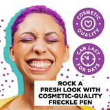 BodyMark Color Freckle Faux Freckle Pen Set, Green and Purple, thumbnail image 5 of 7