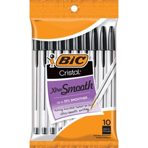 BIC Cristal Xtra Smooth 1mm Medium Point Ball Pen