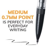 BIC Xtra-Life Mechanical Pencil, Clear Barrel, Medium Point (0.7mm), #2 Lead, 5 ct, thumbnail image 3 of 6