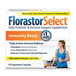 Florastor Plus Daily Immune Support Probiotic Supplement, 30 CT