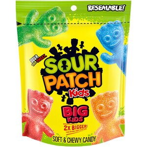 Sour Patch Big Kids - Dulces blandos masticables, 9 oz